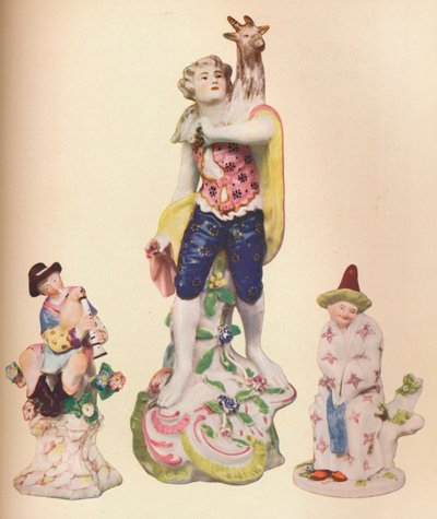 Tre figure cinesi dalla collezione Wallace Elliot, c1775 da Unbekannt