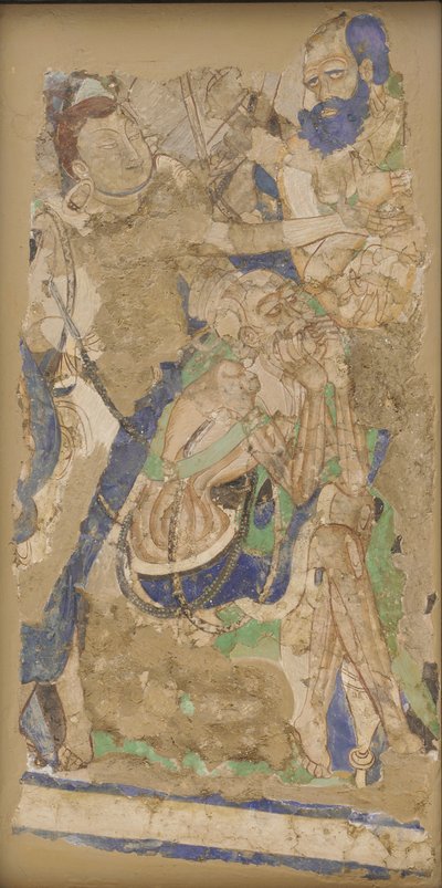 Tre Figure, dalla Grotta 224, IV-VI secolo da Unbekannt