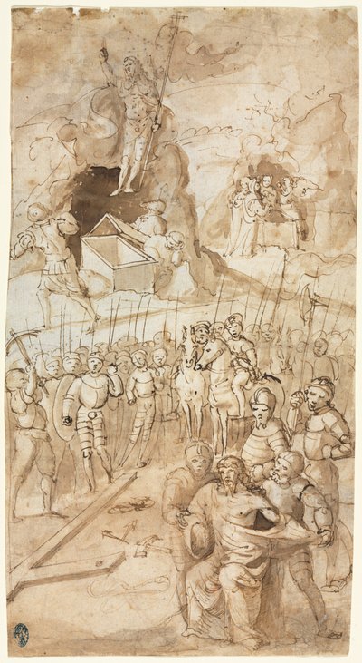 Tre scene della Passione di Cristo, 1500 da Unbekannt