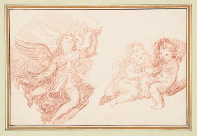 Tre putti da Unbekannt
