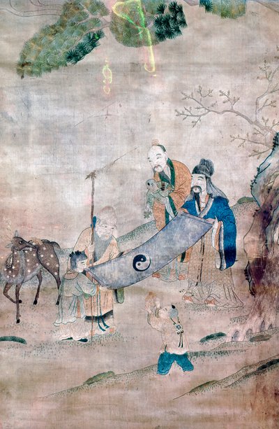 Tre saggi di Tai Chi, cinesi, XVII o XVIII secolo da Unbekannt
