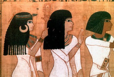 Tre sorelle, dettaglio di un murale dell