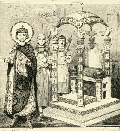 Trono degli imperatori bizantini, 1890 da Unbekannt