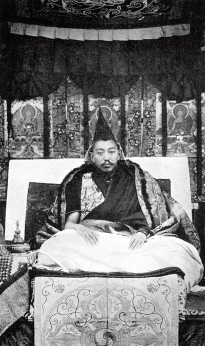 Thubten Gyatso 1876-1933, il 13º Dalai Lama del Tibet, c1910 da Unbekannt