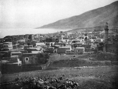 Tiberiade e il Lago di Galilea, 1926 da Unbekannt