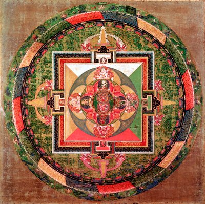 Mandala buddista tibetano da Unbekannt
