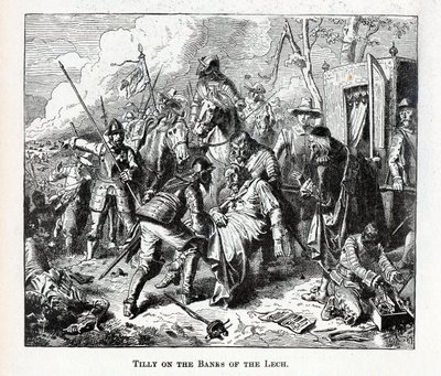 Tilly sulle rive del Lech, 1882 da Unbekannt
