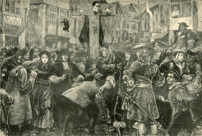 Titus Oates alla gogna, 1685, 1890 da Unbekannt