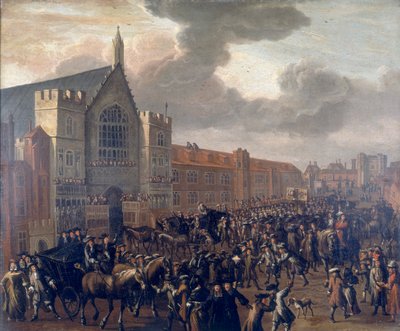 Titus Oates nella Berlina, c. 1687 da Unbekannt