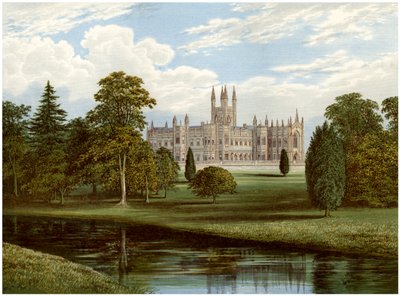 Toddington Park, Gloucestershire, casa di Lord Sudeley, c1880 da Unbekannt