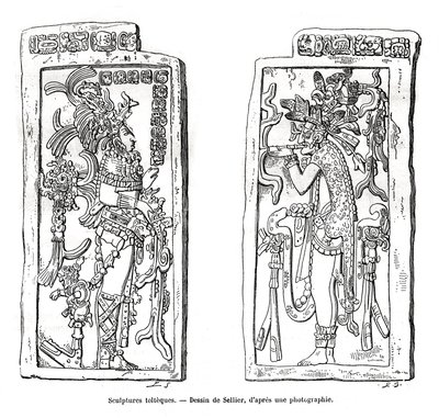 Sculture tolteche, Messico, XIX secolo da Unbekannt