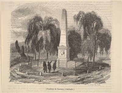 Tombeau de Turenne a Salsbach, 1835-78 da Unbekannt