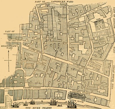 Tower Street Ward, c1872 da Unbekannt
