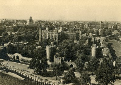 Torre di Londra. Vista generale da sud, c1920 da Unbekannt