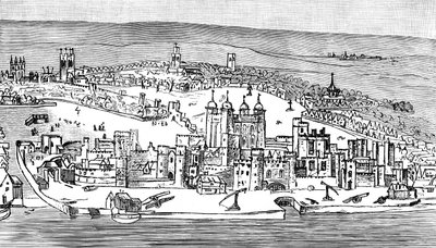 Torre di Londra, c1543, 1893 da Unbekannt