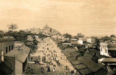 Città e fortezza di Trichinopoly, India, 1847 da Unbekannt