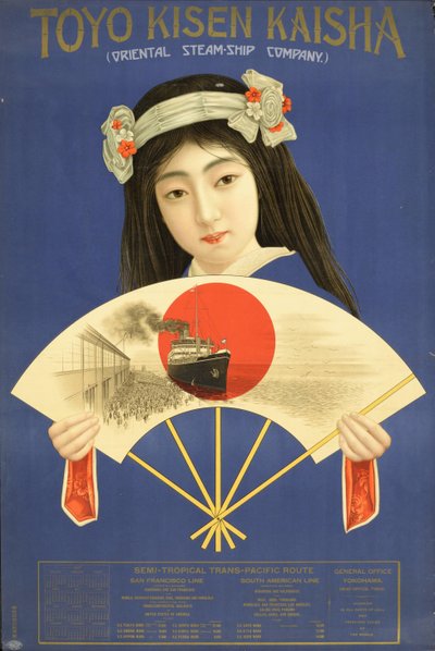Toyo Kisen Kaisha - Compagnia di Navigazione Orientale, Yokohama, 1917 da Unbekannt