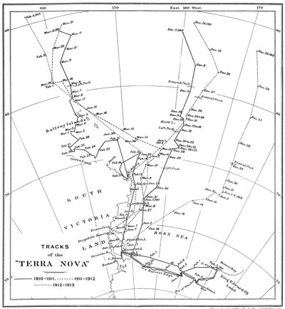 Tracce della Terra Nova, 1910-1913, 1913 da Unbekannt