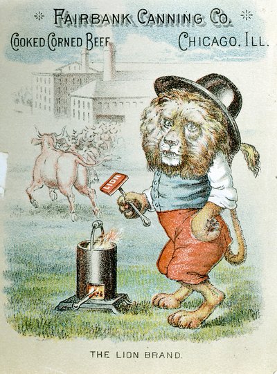 Cartolina commerciale per la Fairbank Canning Company, Chicago, Illinois da Unbekannt