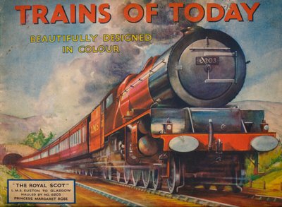 Treni di Oggi: Il Royal Scot, L.M.S. Euston a Glasgow, 1940 da Unbekannt