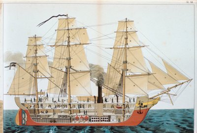 Nave di transizione, 1886 da Unbekannt