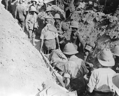 Trasporto dei feriti, operazioni alleate nei Dardanelli, Turchia, 1915-1916 da Unbekannt