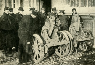Mortai da trincea catturati dai tedeschi, Prima Guerra Mondiale, 1914, c1920 da Unbekannt