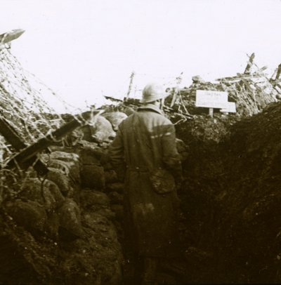 Trincee, Cornille, Francia, c1914-c1918 da Unbekannt
