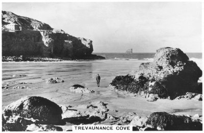 Trevaunance Cove, costa della Cornovaglia, 1937 da Unbekannt