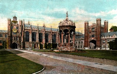 Fontana del Trinity College, Cambridge, Cambridgeshire, fine XIX secolo da Unbekannt