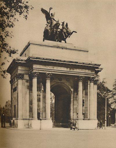Arco di trionfo spostato da Hyde Park a Constitution Hill, c. 1935 da Unbekannt