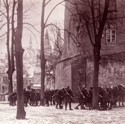 Truppe, Aquisgrana, Germania, c1914-c1918 da Unbekannt