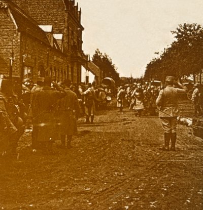 Truppe in partenza, c1914-c1918 da Unbekannt