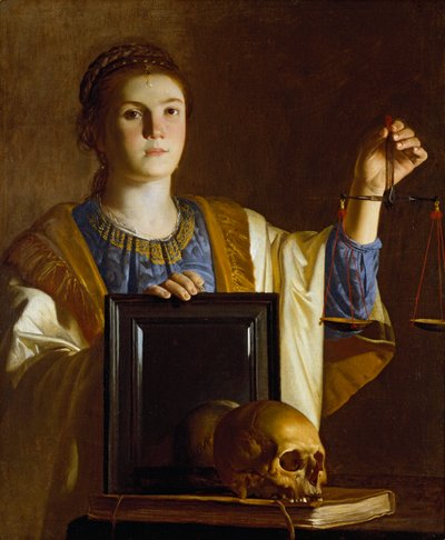 La Verità presenta uno specchio alle vanità del mondo, c1620-1630 da Unbekannt