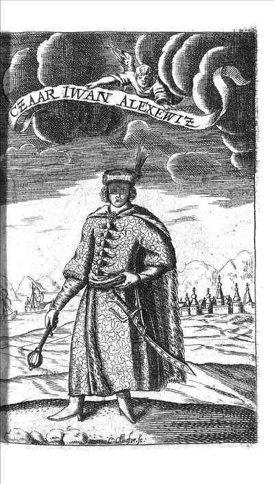 Zar Ivan V Alekseevič da Georg Adam Schleissing Derer beyden Czaaren in Reussland Iwan und Peter Alexewiz, 1693 da Unbekannt