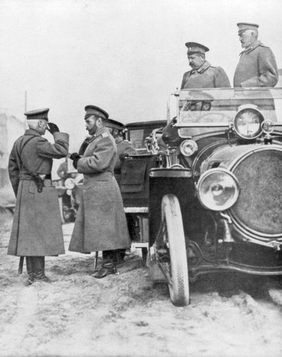 Lo Zar Nicola II visita il fronte russo, maggio 1915 da Unbekannt