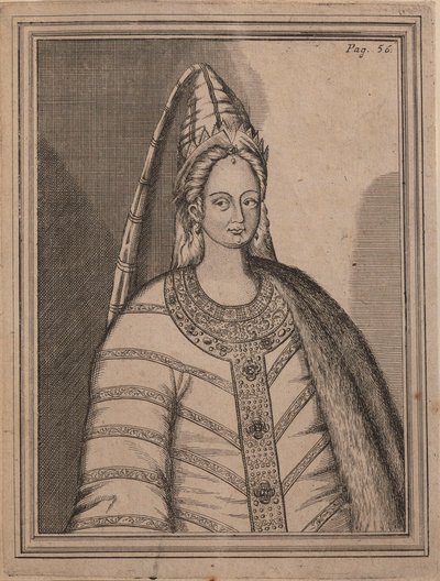 Zarina Irina Godunova 1557-1603, moglie dello Zar Feodor I di Russia da Unbekannt