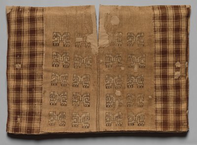 Tunica con animali di profilo e scacchiere, 700 a.C.-650 d.C. da Unbekannt