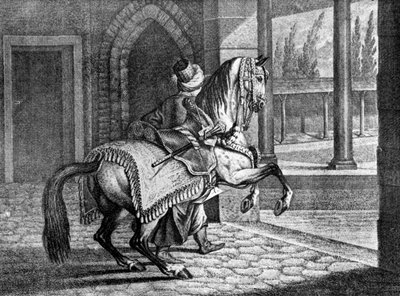 Cavallo da sella arabo dei Sultani Turchi, 1722, 1938 da Unbekannt