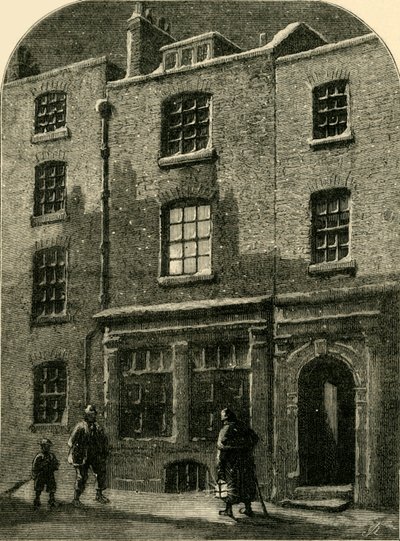 Casa di Turner in Maiden Lane, 1881 da Unbekannt