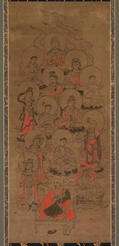 Dodici Buddha e Kobo Daishi Jusanbutsu, fine XVII secolo da Unbekannt