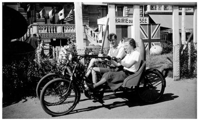 Triciclo a due posti, Zeebrugge, Belgio, 1936 da Unbekannt