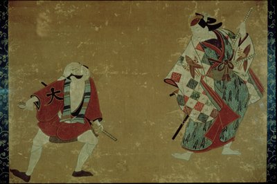 Due attori in una commedia, 1700-1705 da Unbekannt