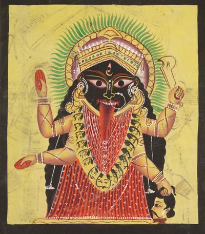 Due aspetti di Kali: Kali consacrata da Unbekannt