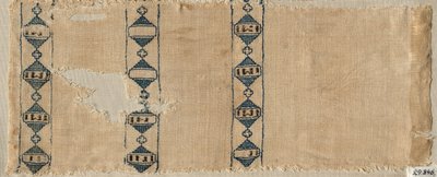 Due Frammenti di una Sciarpa o Copricapo, 1300s da Unbekannt