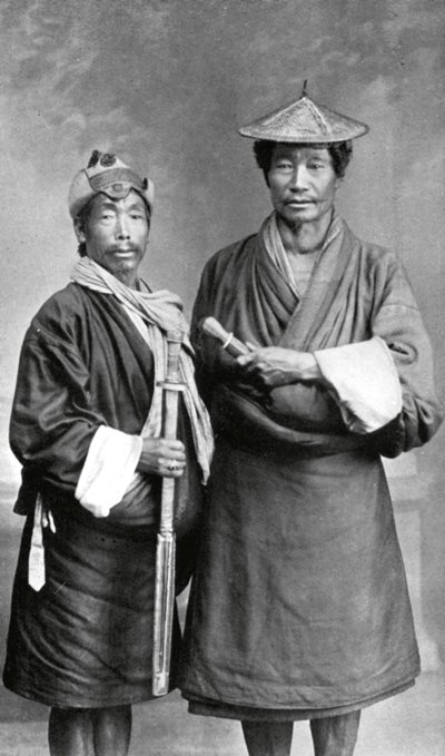 Due uomini del Sikkim, c1910 da Unbekannt