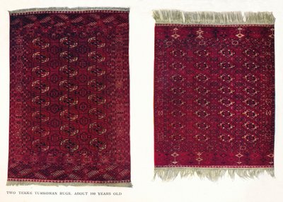 Due tappeti Tekke Turkoman, c1800 da Unbekannt