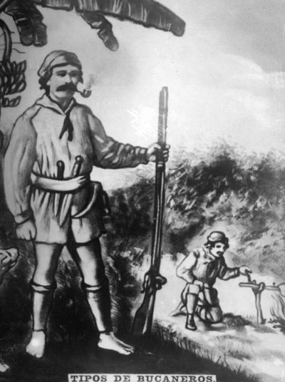 Tipi di bucanieri, XVII secolo, 1920s da Unbekannt