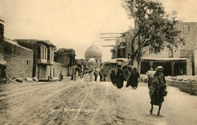 Strada tipica a Baghdad, c1918-c1939 da Unbekannt