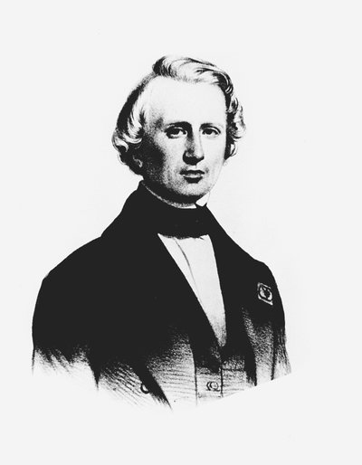 UJJ Leverrier, astronomo francese che calcolò la posizione del pianeta Nettuno nel 1846 da Unbekannt